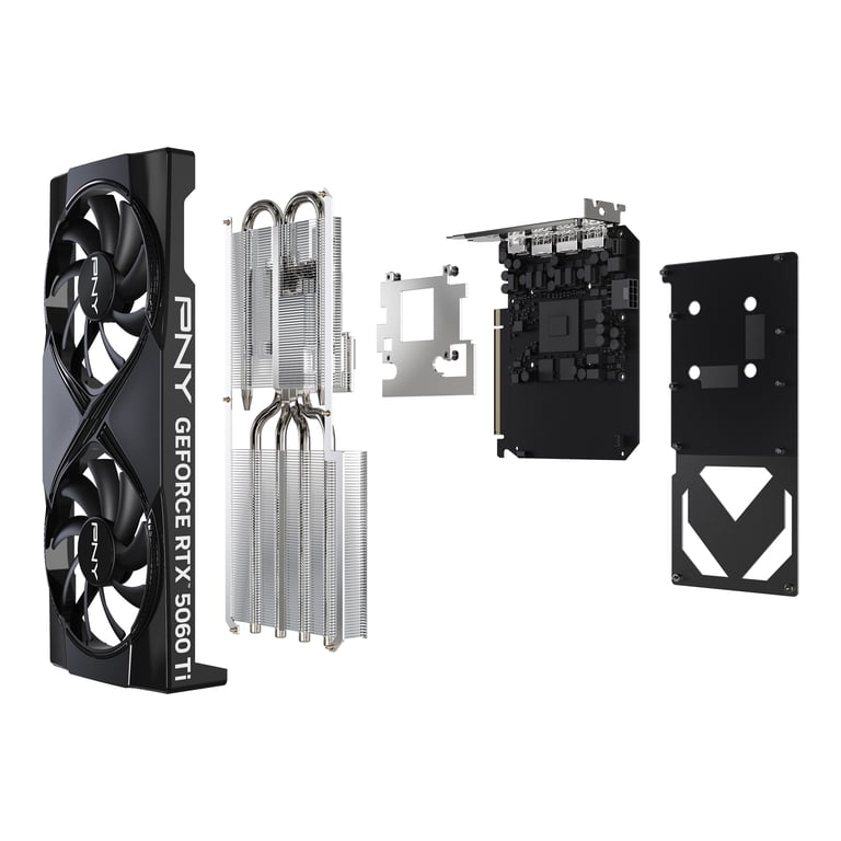 PNY NVIDIA GeForce RTX™ 5060 Ti OC Dual Fan, Graphics Card 8GB