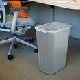 thumbnail image 3 of Rubbermaid Commercial Products Fg295700Gray Plastic Resin Deskside Wastebasket, 10 Gallon/41 Quart, Gray, 3 of 3