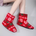 thumbnail image 4 of Christmas Slippers House Shoes for Women Fluffy Soft Cozy Bedroom Cartoon Plush Cute Slippers for Indoor Outdoor Use, 4 of 8