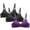 Purples, variant on Bigersell Breathable Push up Bras Pack for Women Trendy 3pcs Women's Bra Soild Wire Underwear Bra Everyday Small Cup Underwear Bralette Bra Style F-754 Navy L