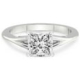 thumbnail image 3 of 2 Carat IGI Certified Princess Shape Lab Grown Diamond Engagement Ring | 14K White Gold | Cynthia Split Shank Lab Diamond Ring | FG-VS1-VS2 Quality Friendly Diamonds, 3 of 5