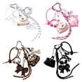thumbnail image 4 of Practical and Lightweight Acrylic Bows Knot Braided Rope Bags Accessory Charm for Purse Keychain and Decoration Use, 4 of 9