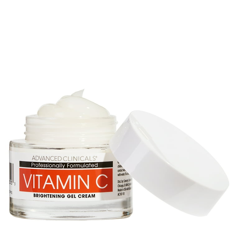 Advanced Clinicals Vitamin C Face Gel Cream 2 fl oz