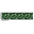 thumbnail image 3 of Ambesonne Tropical Fabric by the Yard Upholstery, Nature Exotic Leaves Art, 2 Yards, Fern Green Black, 3 of 5