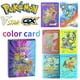 thumbnail image 2 of Cartas coloridas Pokémon genuinas, juego de cartas de aluminio dorado, Pikachu, Charizard, Mewtwo, inglés, español, francés, alemán, coreano, 55 piezas Fivean unisex, 2 of 2