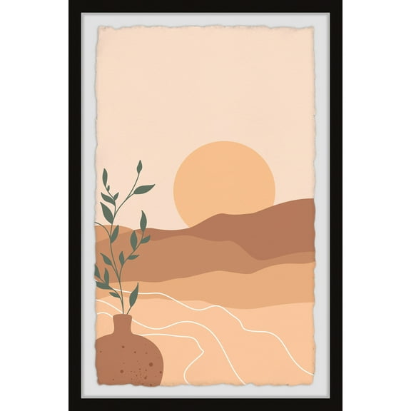 Marmont Hill Midsummer Sunset Framed Painting Print