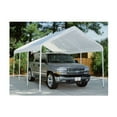 thumbnail image 5 of Large Carport Canopy with Steel Frame - 2 Car Shelter, Patio Cover, Outdoor Event Shade, 5 of 10