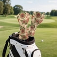 thumbnail image 4 of Uorisanigo Golf Head Covers for Drivers, Fairway Woods and Hybrids, 3 Pack Ethnic Mandala Floral Golf Club Head Covers, Soft Polyester Lined for Extra Club Protection, Outdoor Accessories, 4 of 7