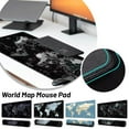 2025Gaming Mouse Mat Pad Extra Large World Map Antislip Pc Laptop