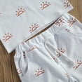 thumbnail image 4 of Seyurigaoka Baby 2-piece Outfit Set Sun Print Tank Top+Shorts Set for Kids Boys Girls, 4 of 7