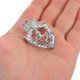 thumbnail image 5 of unbranded 2Ud Vintage Metal Plateado Con De Caballo Y Escudo Para Chaquetas Y Trajes Elegantes, 5 of 6