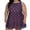 Purple, variant on Taqqpue Women Sleeveless Dress Casual Floral Printed Crew Neck Sundress Loose Fit Flowy Swing Plus Size Beach Tank Dress for Women