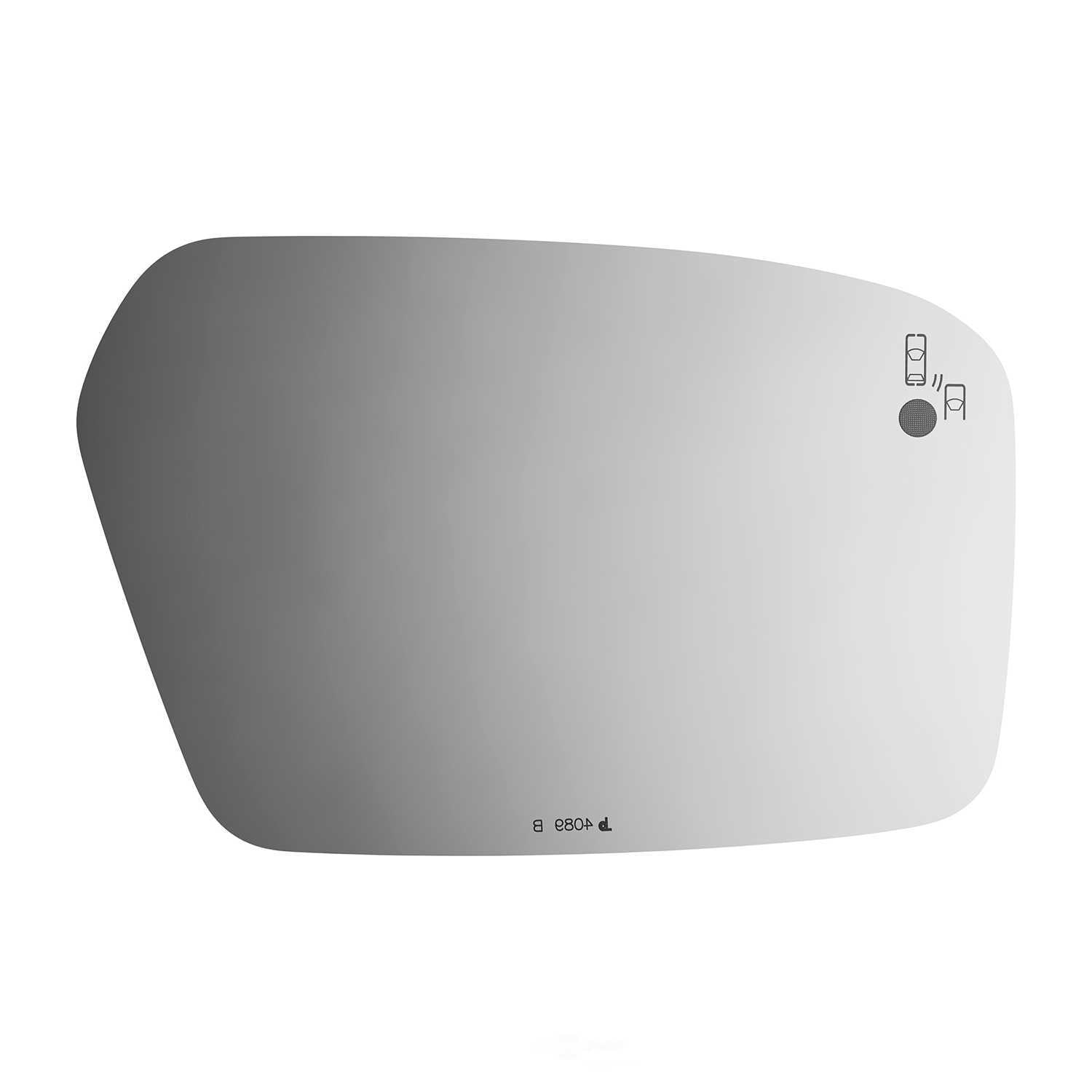 Burco Side View Mirror Replacement Glass - Clear Glass - 4089B