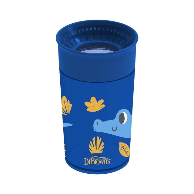Vaso entrenador Dr Browns 10oz. 360° azul Niño
