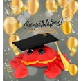 thumbnail image 4 of DolliBu Big Eye Red Crab Graduation Plush Toy - Super Soft Plush Graduation Stuffed Animal Dress Up with Graduation Cap Tassel Outfit - Congratulatory Graduation Gift - 6 Inches, 4 of 6