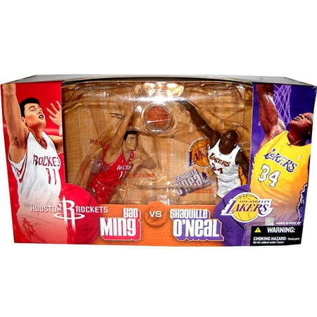 McFarlane NBA Sports Picks Basketball Yao Ming & Shaquille O'Neal Action Figure 2-Pack