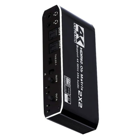 CSYANXING Dual HDMI Input Switch HDR & 3D Compatible, Versatile for Multimedia Centers