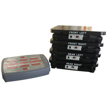 

LW Measurement MRC2000 2000 x 0.2 lb Bluetooth Aluminum Race Car Scale LED Dispay Rechargeable Battery