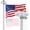 Silver Light, variant on Yescom Bravery 20ft Eagle Topper Sectional Aluminum Flag Pole Kit with Solar Light US Flag Ball Top for Outside, Silver