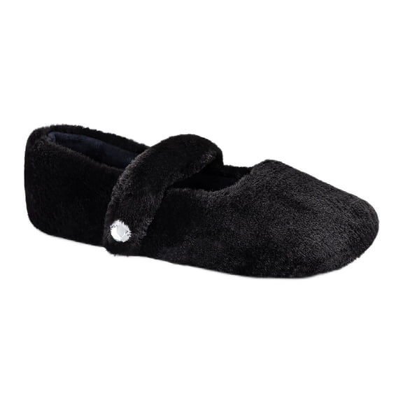 Joyspun Women's Mary Jane Plush Slippers