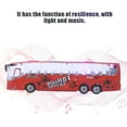 thumbnail image 2 of Khall Autobus de Simulation, Modèle d'Autobus de Transport 1:50 en Alliage à Rétrofriction avec Lumière et Musique pour Enfants, Modèle de Voiture en Alliage, 2 of 8