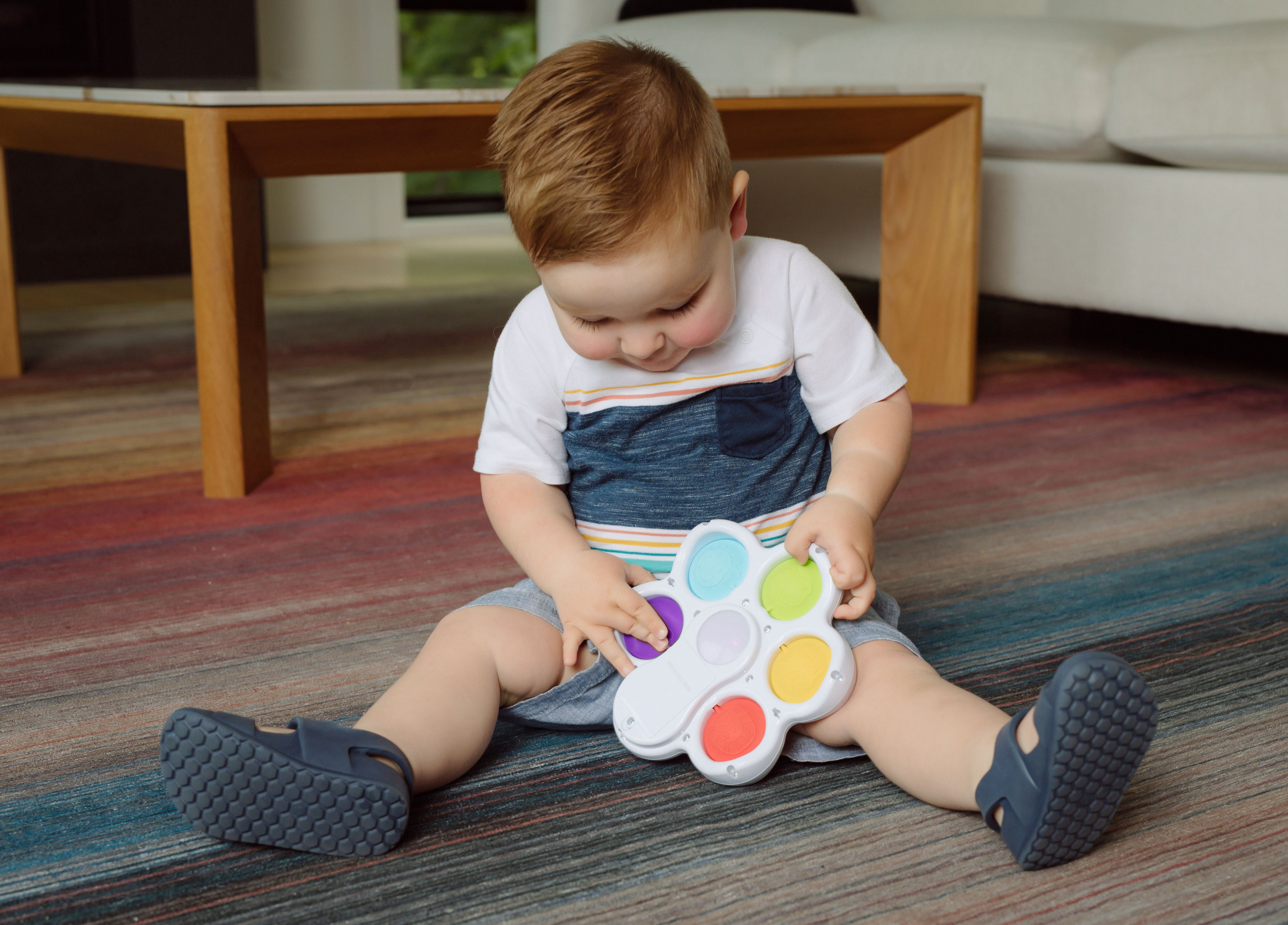 Chuckle & Roar Pop It & Learn Interactive Play for Toddlers Ages 6 Months to 2+ Years by Buffalo Games
