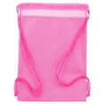 thumbnail image 2 of Minnie Mouse Character Licensed Light Pink Drawstring Bag, 2 of 2