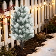 thumbnail image 5 of Artificial Christmas Pine Tree Stake with Realistic Cedar Branches and Pine Cones for Outdoor Yard, Porch, Pathways, and Garden Holiday Decoration, 5 of 5