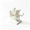 thumbnail image 3 of Ghost Skeleton Reading on Toilet Figurine, Funny Printed Desk Ornament, Spooky Bathroom Counter Statue for Shelf, Nightstand, Office Desk, Halloween Home Decor, 3 of 7