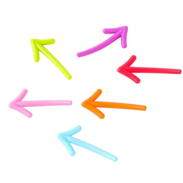Juego de 6 pegatinas magnéticas de colores con forma de flecha para ...