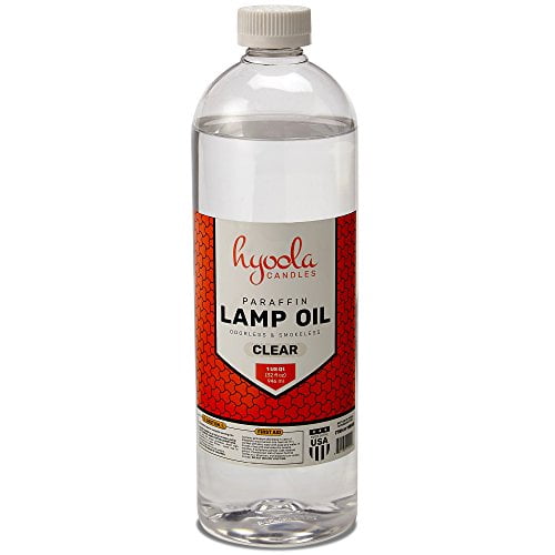 Hyoola, 32 Ounce Smokeless, Odorless Liquid Paraffin Lamp Oil Clear