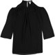 thumbnail image 1 of bar III Vestido acampanado con hombros descubiertos para mujer, negro, grande, 1 of 2