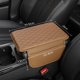 thumbnail image 2 of Funda para la consola central del coche Funda de cuero de microfibra para el reposabrazos del coche con 2 bolsas de almacenamiento Accesorios para el interior de la mayoría de los vehículos, 2 of 2