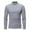 Gray, variant on QUINDOS T Shirts for Men,Men's Fall And Winter Fashion Casual Solid Medium High Collar Pullover Bottoming Comfy Outdoor T-shirt