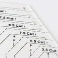 thumbnail image 5 of Sewing Ruler,Triangle Ruler,Quilting Rulers,Tools Ruler Cutting Template Patchwork Acrylic Sewing Ruler Cutting Diy Tools,Transparent Patchwork Sewing Cutting Craft Ruler(B), 5 of 6