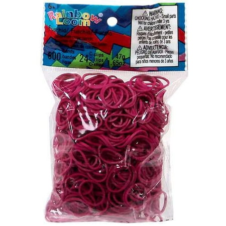 Rainbow Loom Fuschia Rubber Bands Refill Pack (600 ct)