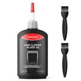 thumbnail image 1 of opove Aceite lubricante premium para cortadoras de pelo, recortadoras, peluqueros, prevención de óxido, 4,05 oz/120 ml, 1 paquete con cepillos limpios, 1 of 5