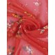 thumbnail image 3 of INSPIRAR CHIC Bufanda de Halloween para Mujeres Chiffon Protector Solar Traje de Baño Larga Chal Floral Rojo, 3 of 7