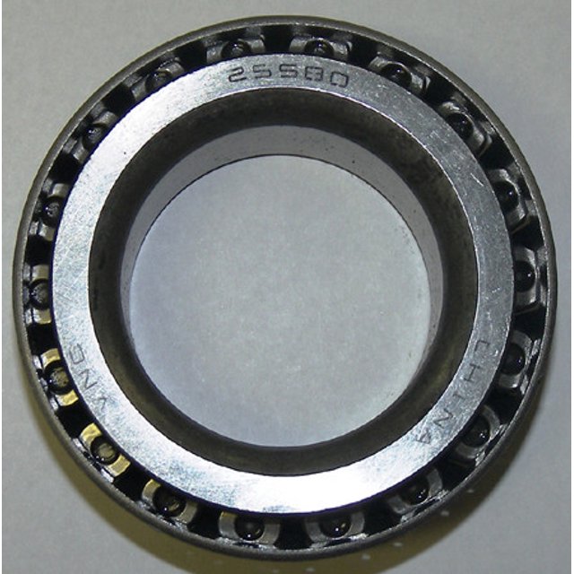AP Trailer Wheel Bearing 014-122066-2 Use With 1-3/4 Inch Out Diameter Axles; Tapered Roller Bearing; With Inner Bearing 25580; Pack Of 2; Clamshell Pack