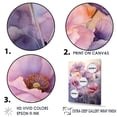 thumbnail image 3 of Designart "Delicate Moment With Violet Veiled Poppies II" Poppies Floater Framed Canvas Wall Art, 3 of 5