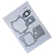thumbnail image 3 of Junta de papel para reparación de jardín, reemplaza el accesorio, conveniente, portátil y duradero para Estilo C, 3 of 6