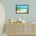 thumbnail image 4 of Stupell Industries Tropical Tropical Beach View Black Floating Frame Canvas Art, 25 x 17, by Christine Reichow, 4 of 9