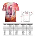thumbnail image 2 of Cool Horse T Shirts Basic T-Shirt Short Sleeve Ladies Tee Shirt Summer Graphic Clothing, 2 of 5