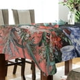 thumbnail image 5 of Yayeee Tablecloths 60" x 108" Rectangle Wrinkle Resistant Party Table Cover, Red Vibrant Flowers, 5 of 8