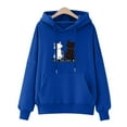 thumbnail image 2 of Sudadera con capucha de otoño invierno para mujer Jersey Tops Manga larga Cómodo Pompotops  gfhjh6774, 2 of 6