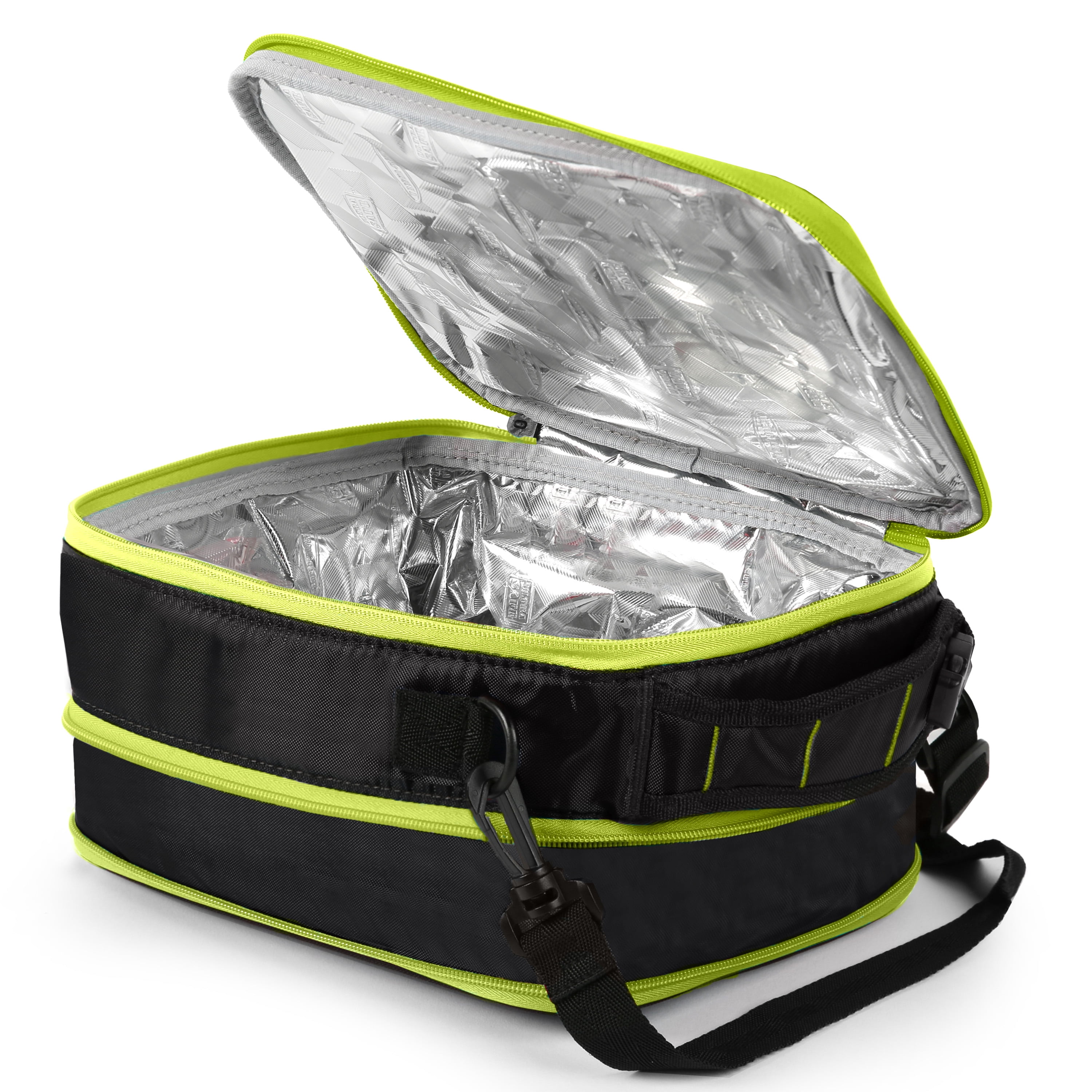 Arctic Zone High Performance Ultimate Expandable Lunch Bag, Black
