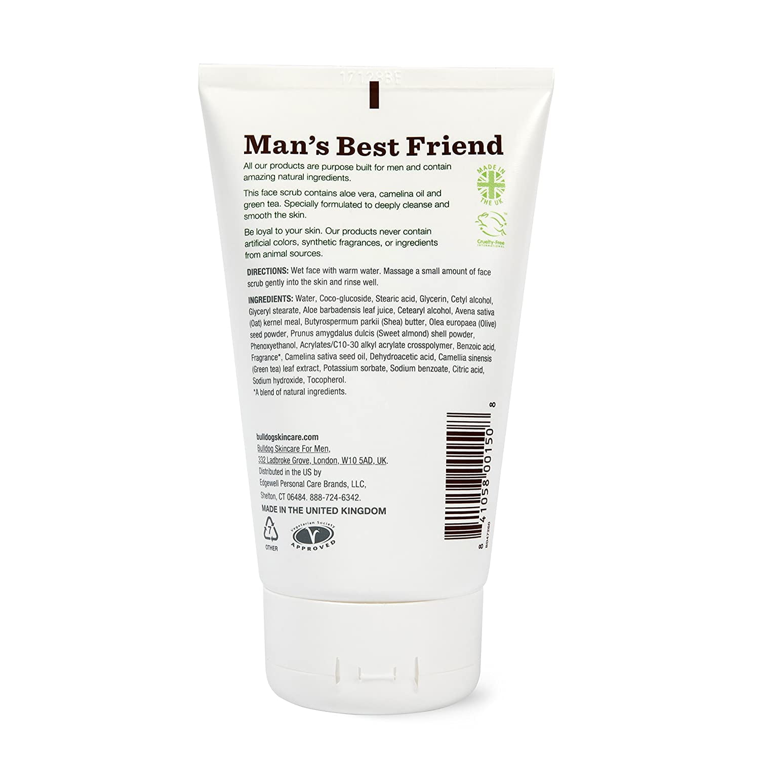 Bulldog Natural Skincare Original Face Scrub 4.2 fl oz Pack of 3