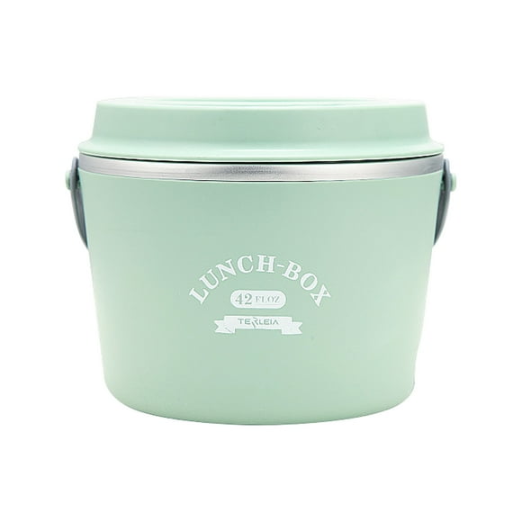 Fiogavroetic Boîte à Lunch Électrique 48W Chauffe-Nourriture, 110V Boîte à Lunch Chauffante Améliorée Étanche pour Travail/auto/camion/bureau avec Contenant Amovible en Acier Inoxydable 1.2L
