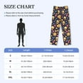 thumbnail image 2 of Mens Pajama Pants - Soft Sleep & Lounge Pants for Men, Skull gold flower Cuteness Casual PJ Bottoms Pants with Pockets, 2 of 5
