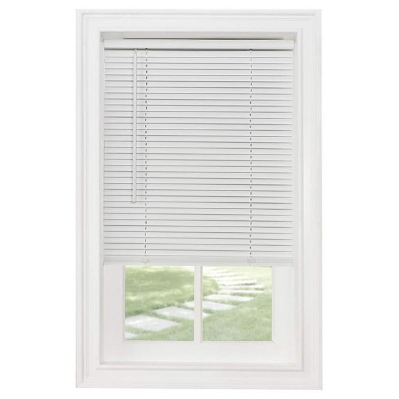 Cordless 1" Light Filtering Mini Blind, 28" Wide x 72" Long, White